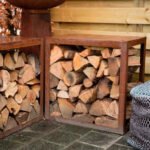 Stockage de Bois en Acier Corten 50 cm – Image 7
