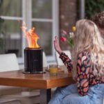 Brasero de table Volcano Medium – acier inoxydable noir – Image 3