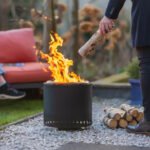 Brasero Volcano Large – acier inoxydable noir – Image 3