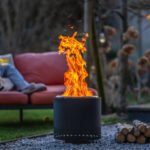 Brasero Volcano Large – acier inoxydable noir – Image 13