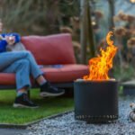 Brasero Volcano Large – acier inoxydable noir – Image 12