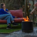 Brasero Volcano Large – acier inoxydable noir – Image 2