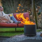 Brasero Volcano Large – acier inoxydable noir – Image 11