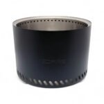 Brasero Volcano Large – acier inoxydable noir – Image 8