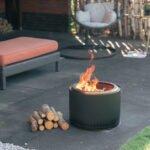 Brasero Volcano Extra Large – Acier inoxydable noir – Image 3