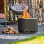 Brasero Volcano Extra Large – Acier inoxydable noir – Image 2