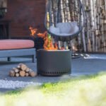 Brasero Volcano Extra Large – Acier inoxydable noir – Image 11