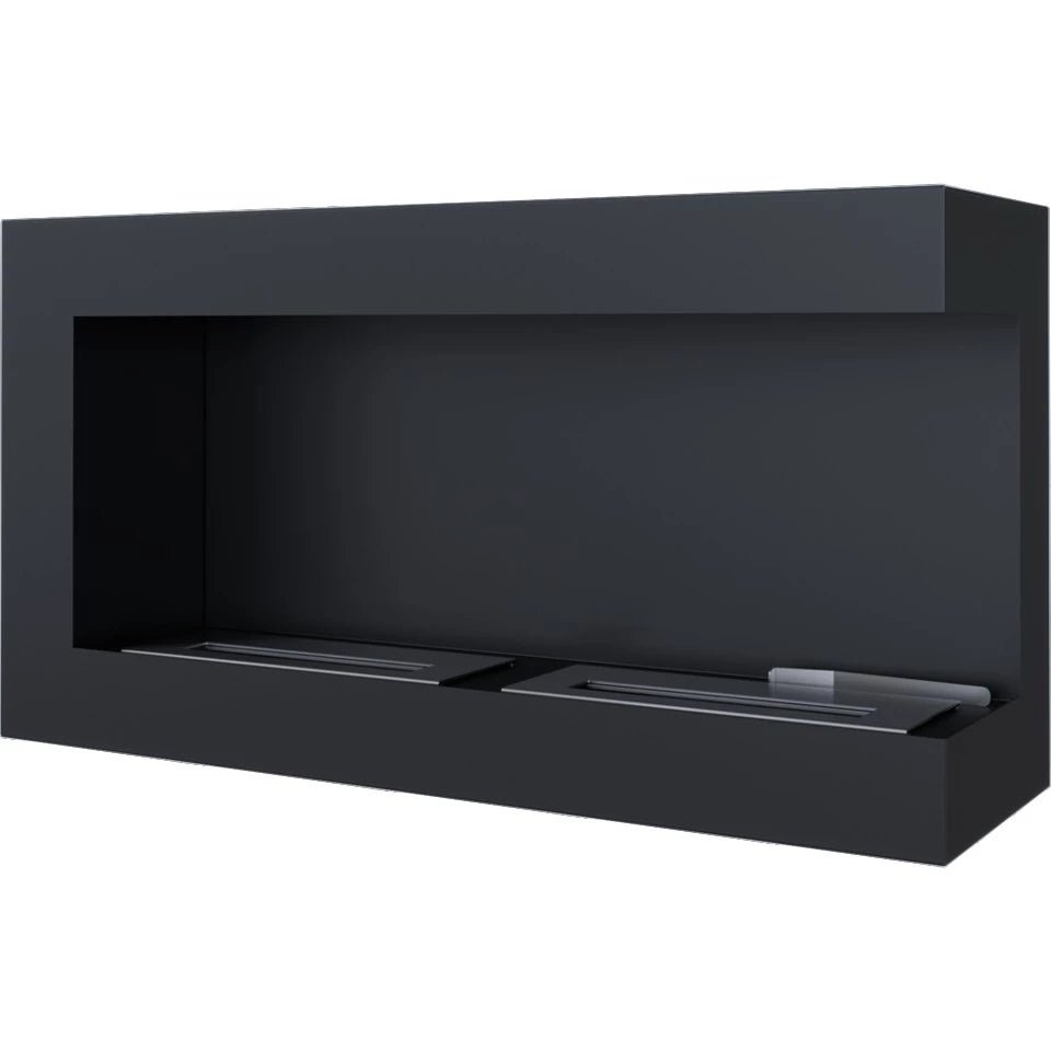 Cheminée d'Angle Bioéthanol 90 cm Côté Droit – Image 8