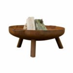 Brasero Oman en Acier Corten Ø60