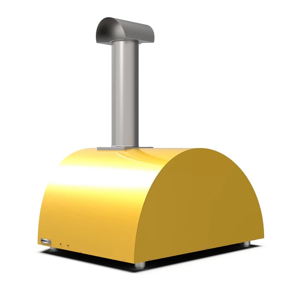 Moderno 5 Pizzas Four à Pizza à bois Jaune – Image 9