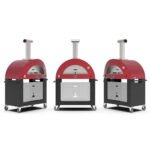 Moderno 3 Pizzas Four à Pizza à bois Rouge – Image 8