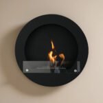 Cheminée ronde en noir – Image 2