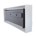 Grande Cheminée Bioéthanol Murale Blanche – Image 4