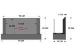Cheminée Bioéthanol de 90 cm de large – Image 6
