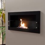 Cheminée au Bioéthanol Murale Texas Noire – Image 5