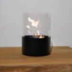 Cheminée de Table au Bioéthanol Ronde Noire – Image 8