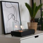 Cheminée de Table Bio Noire Lambeth