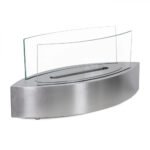 Table Ovale Cheminée Bioéthanol - Acier – Image 4