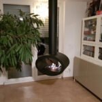 Cheminée Bioéthanol Suspendue Noire Toronto – Image 6