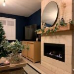 Grand cheminée bioéthanol murale en noir – Image 6