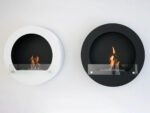 Cheminée ronde en noir – Image 3