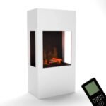 Cheminée hybride Böll – Blanc – Image 2