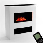 Cheminée à vapeur d’eau Brecht – Blanc – Image 2