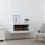 Cheminée électrique Brockenhurst 870 – Marbre blanc – Image 3