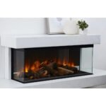 Cheminée électrique Brockenhurst 1200 – Marbre blanc