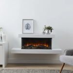 Cheminée électrique Brockenhurst 870 – Marbre blanc – Image 2