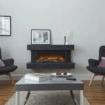 Winchester 1200 - Cheminée Électrique en Marbre Gris – Image 2