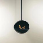 Extension de 50 cm pour la cheminée bio suspendue au plafond Eclipse Pendel. – Image 3