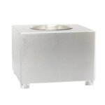 Cheminée bioéthanol de table cube en acier – Image 2