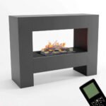 Cheminée hybride Fallada – Gris – Image 2