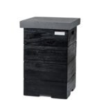 Rangement Bouteille de Gaz en Teck Noir – Image 2