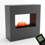 Cheminée à vapeur d’eau Goethe – Gris – Image 2