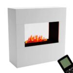 Cheminée à vapeur d’eau Goethe – Blanc – Image 2