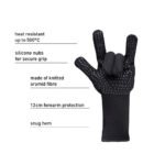 Gants de barbecue en aramide – Image 2