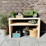 Table de barbecue avec de nouvelles larges lattes - 120 cm avec plateau supérieur – Image 6