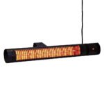 Chauffage de Terrasse Noir Heat1 Eco High-Line 2000W