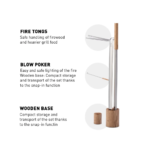 Ensemble d'accessoires pour feu de camp (3 pièces) – Image 5