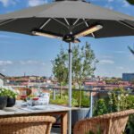 Chauffage de Parasol 650-1300-2000 W Noir – Image 2