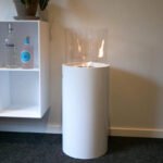 Cheminée Bioéthanol d'Extérieur Blanche 0,3L – Image 2