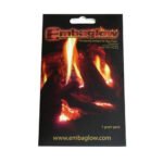 Glow flame fibre