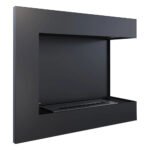 Cheminée d'Angle Bioéthanol 60 cm Côté Droit