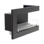 Cheminée d'angle 70 cm - Droite
