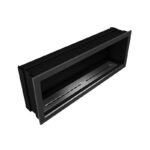 Icon Fires Slimline Firebox 1650 Acier Brossé – Image 2