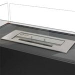 Grande Cheminée au Bioéthanol à Poser Noire – Image 6