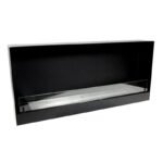 Insert de cheminée bio noir - 140 cm