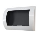 Ocean - Cheminée Bioéthanol Murale en Blanc – Image 7